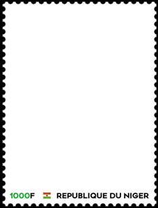 Stamp, Personalized Stamp, Niger,  