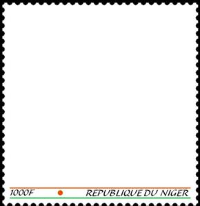 Stamp, Personalized Stamp, Niger,  
