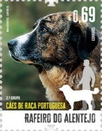 Stamp, Alentejo Mastiff, Portugal,  , Animals (Fauna), Dogs, Mammals