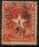 Stamp, Star, Liberia,  