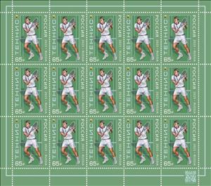 Mini Sheet, Tennis, Russia,  , Sports, Tennis