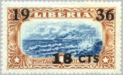 Overprint 18 on 1d