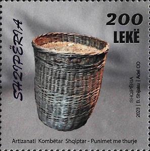 Stamp, Albanian National Handicrafts, Albania,  , Crafts