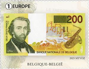Stamp, 1996 200 Fr Banknote, Belgium,  , Banknotes