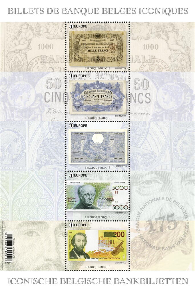 Iconic Belgian Banknotes