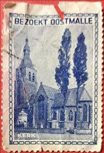 Stamp, Visit Oostmalle : Church, Belgium,  , Churches - Cathedrals - Basilicas - Chapels