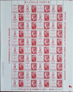 Full Pane, Recess, France,  , Anniversaries and Jubilees, Women