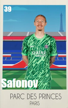 Stamp, Matvey Safonov (goalkeeper), France,  , Famous People, Football (Soccer), People, Sports, Sports Clubs, Stadiums