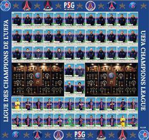 Booklet, Paris Saint-Germain - Champions League - Full Team, France,  , Coats of Arms, Famous People, People, Stadiums, Trophies