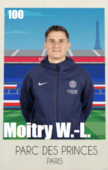 Stamp, Pierre Moitry Weng-Law (physiotherapy), France,  , Coats of Arms, Famous People, People, Stadiums, Trophies