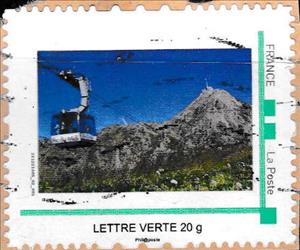 Stamp, Cable Car, France,  , Cable Cars, Mountains