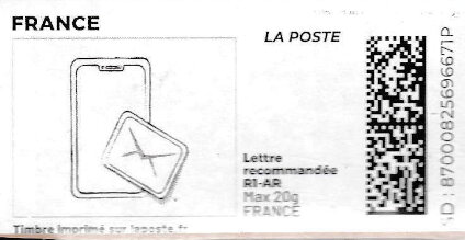 Clipboard/paper and Envelope. Redesign without laposte logo