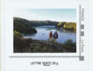 Stamp, Eguzon Lake, France,  , Lakes