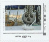 Stamp, Festival Chant de Marin. Paimpol 2025. Pulley, Sailing Ship, France,  , Festivals, Sailing Ships, Ships