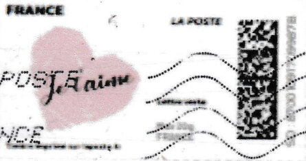 I love you. Je t'aime. Redesign without laposte logo