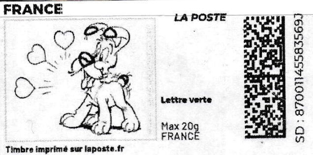 Idefix in love in black
