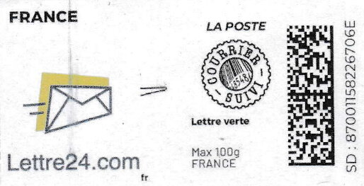 Lettre24.com Courrier Suivi