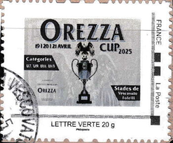 Stamp, Orezza Cup, France,  , Sailing, Sports, Trophies