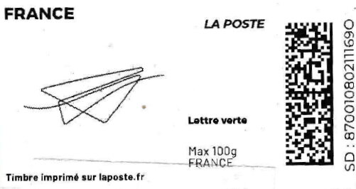 Stamp, Paper Aeroplane 3, France,  , Toys