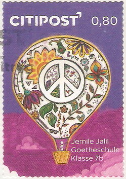 Stamp, Painting, Germany, Modern Private Post Offices,  , Air Balloons, Drawings, Paintings