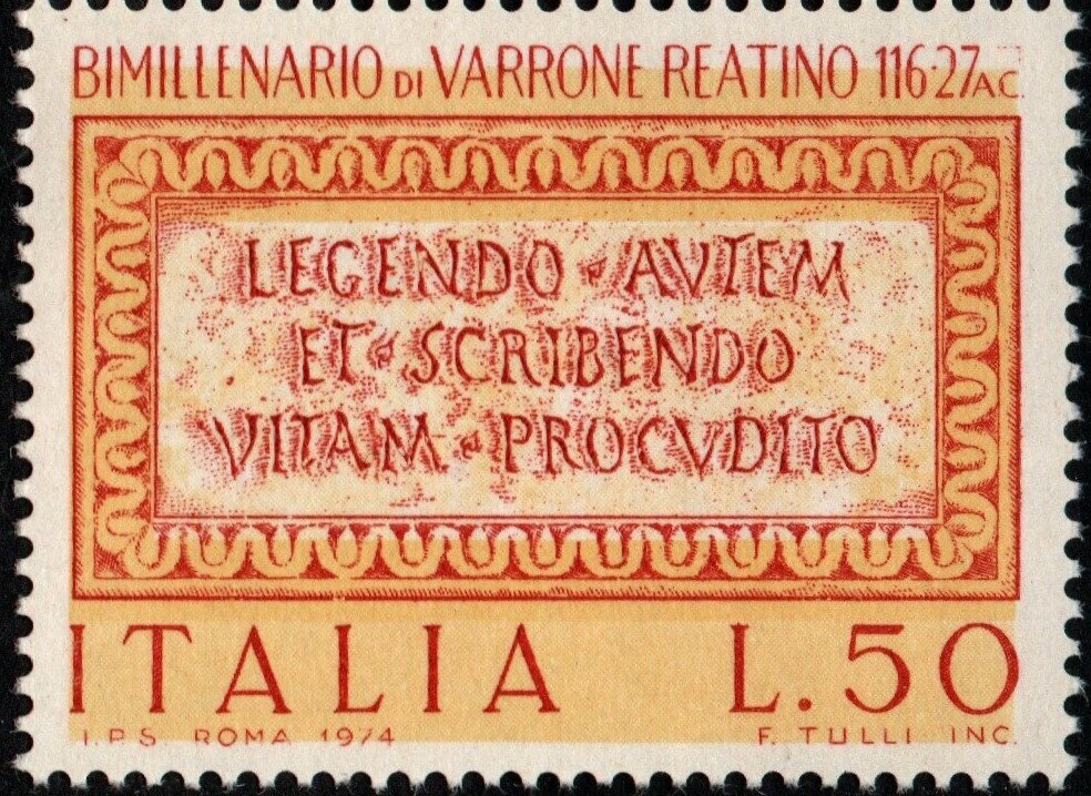 2000th Death Anniversary of Marco Varrone