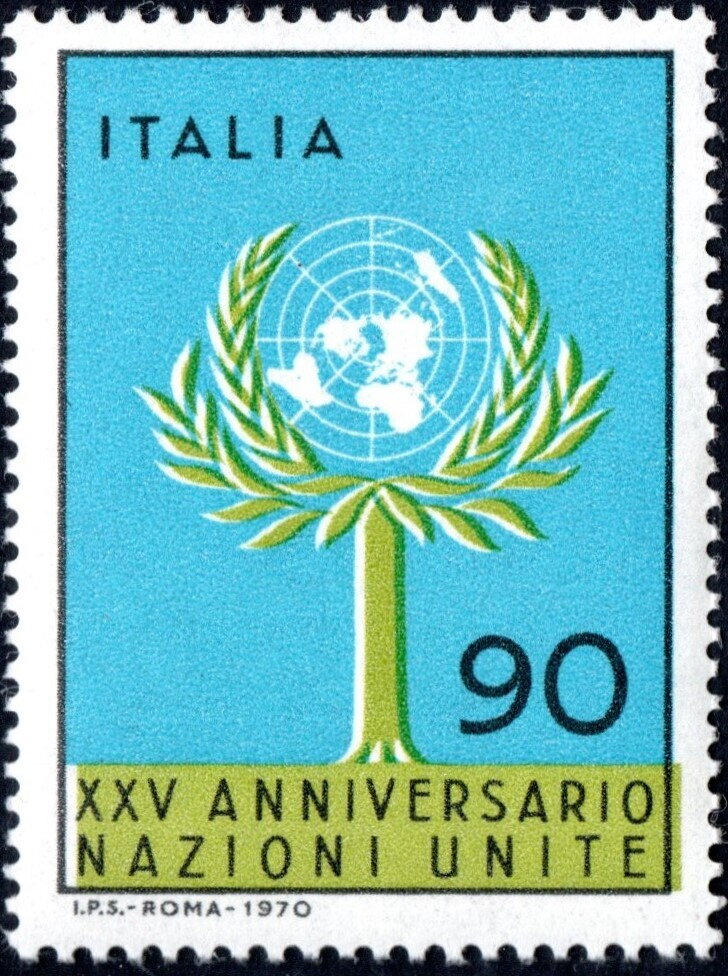 UN Emblem within Tree