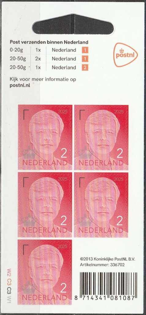 King Willem-Alexander (2025 Imprint Date)