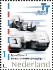 Stamp, Egbert Streuer & Bernard Schnieders, Netherlands,  , Motor Racing