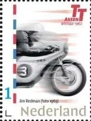 Stamp, Jim Redman, Netherlands,  , Motor Racing