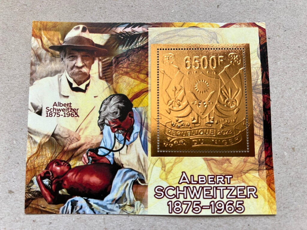 Albert Schweitzer - Foil Coat of Arms