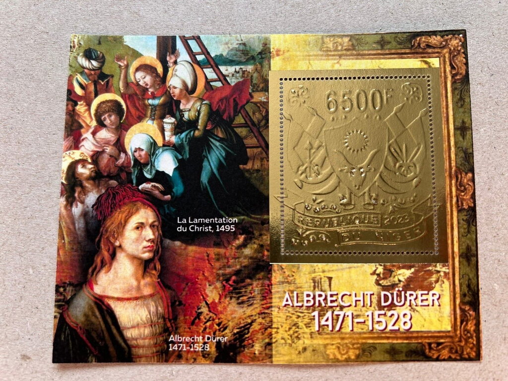 Albrecht Durer Paintings - Foil Coat of Arms