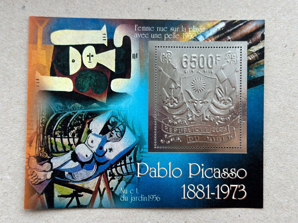 Pablo Picasso Paintings - Foil Coat of Arms