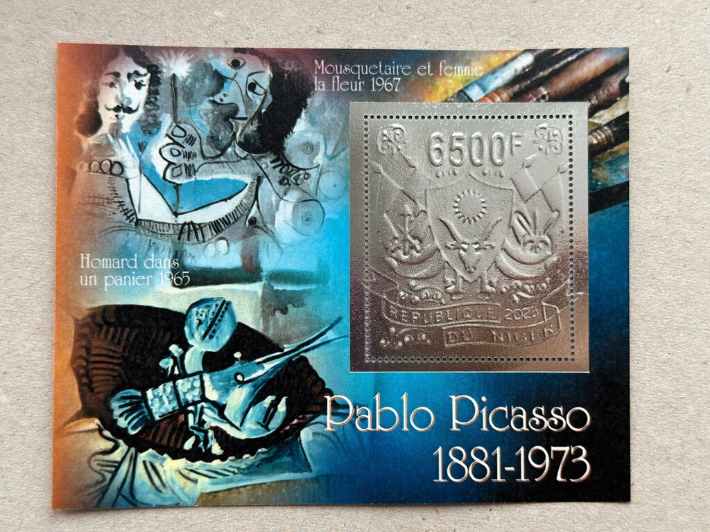Pablo Picasso Paintings - Foil Coat of Arms