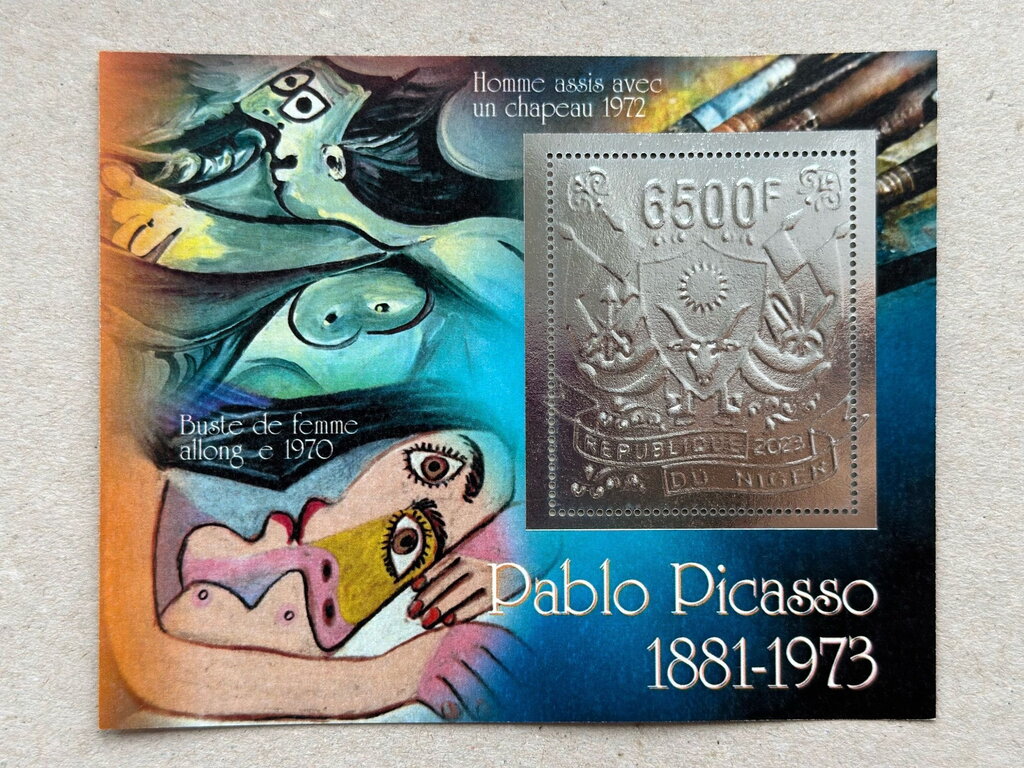 Pablo Picasso Paintings - Foil Coat of Arms