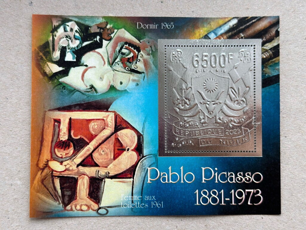Pablo Picasso Paintings - Foil Coat of Arms