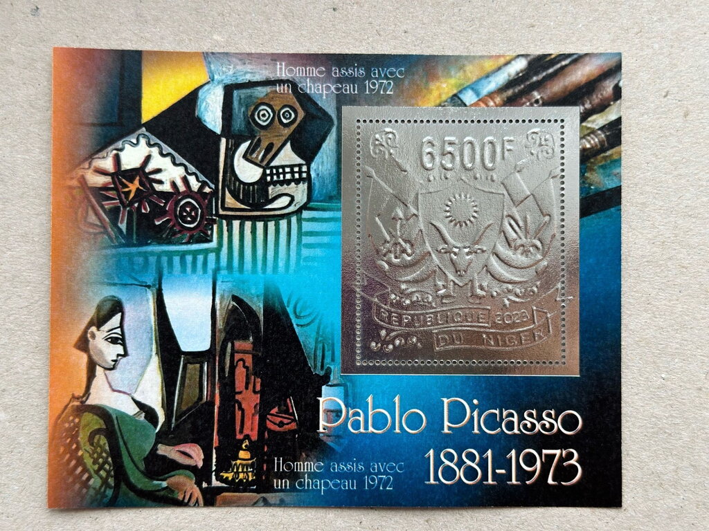 Pablo Picasso Paintings - Foil Coat of Arms