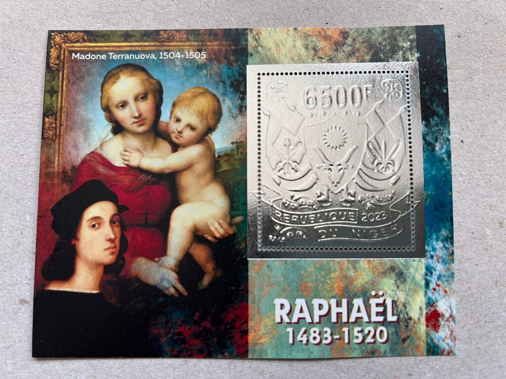 Raphael Paintings - Foil Coat of Arms