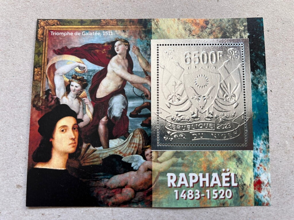 Raphael Paintings - Foil Coat of Arms