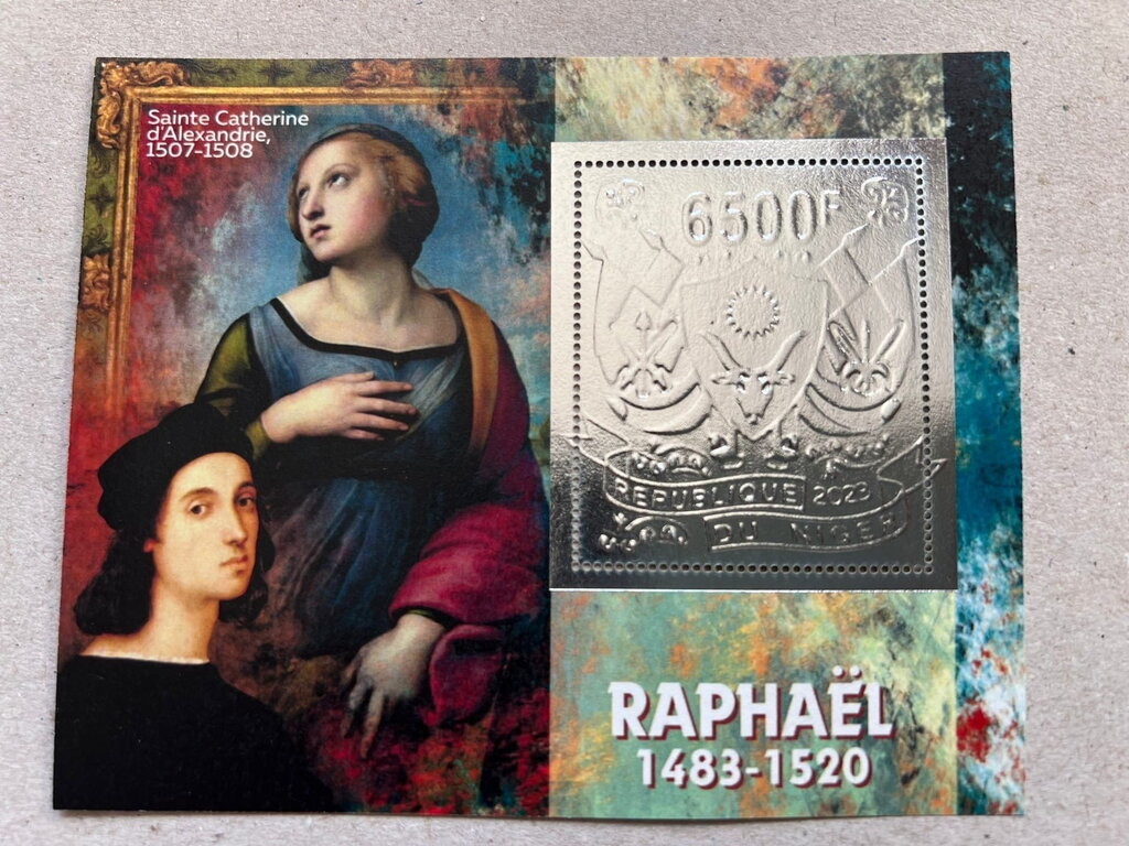 Raphael Paintings - Foil Coat of Arms