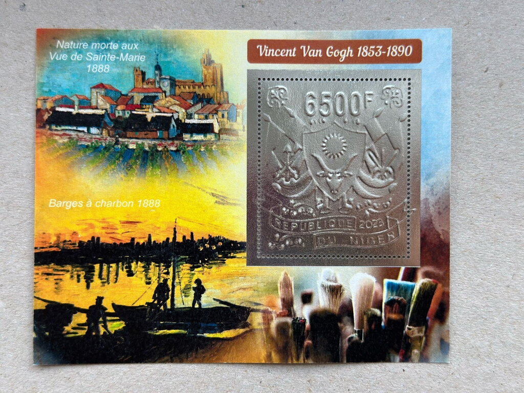 Vincent van Gogh Paintings - Foil Coat of Arms