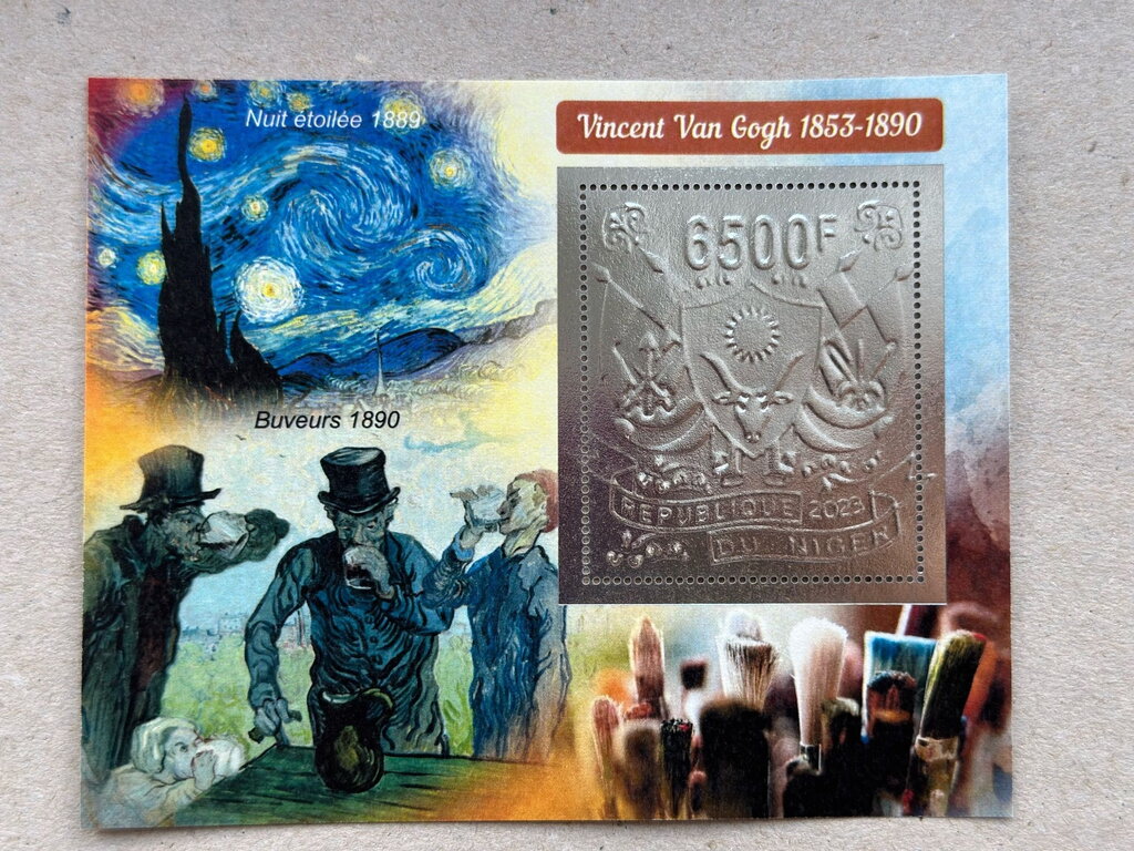 Vincent van Gogh Paintings - Foil Coat of Arms