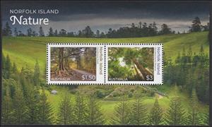 Souvenir Sheet, Nature of Norfolk Island, Norfolk Island,  , Landscapes