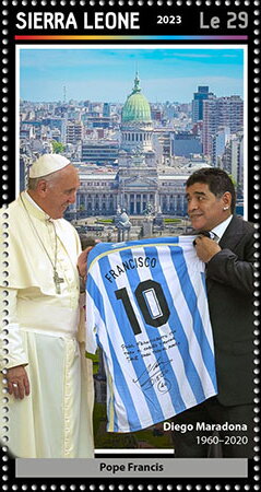 Pope Francis; Diego Maradona (1960–2020)