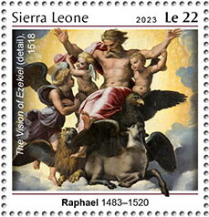 Stamp, Raphael (1483-1520), Sierra Leone,  , Anniversaries and Jubilees, Famous People, Painters, Paintings