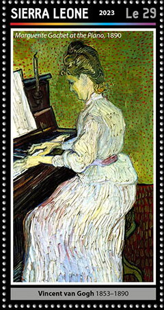 Vincent van Gogh (1853–1890); "Marguerite Gachet at the Pian