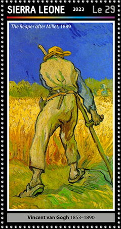 Vincent van Gogh (1853–1890); "The Reaper after Millet", 188