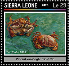 Vincent van Gogh (1853–1890); "Two Crabs", 1889