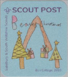 Stamp, Christmas Trees and Gifts, United Kingdom of Great Britain & Northern Ireland,  , Christmas, Scouting
