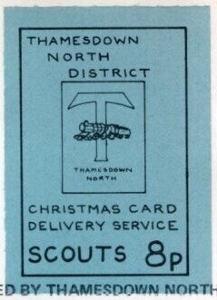 Stamp, Letter T, United Kingdom of Great Britain & Northern Ireland,  , Christmas, Scouting