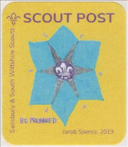 Stamp, Small Scout Emblem and "Be Prepared", United Kingdom of Great Britain & Northern Ireland,  , Christmas, Scouting